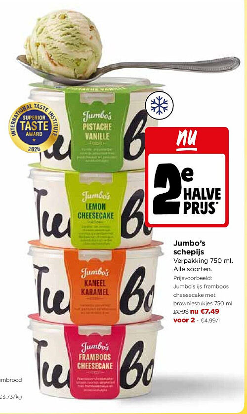 Jumbo’s schepijs