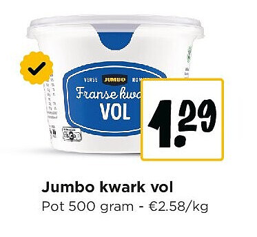 Jumbo kwark vol