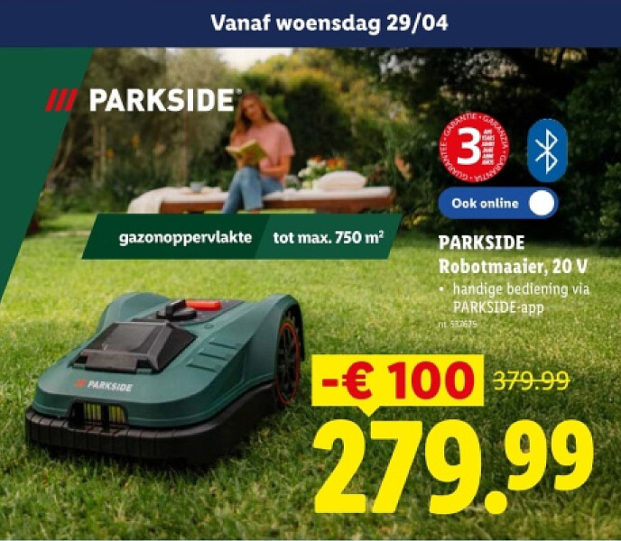 Robotmaaier, 20 V
