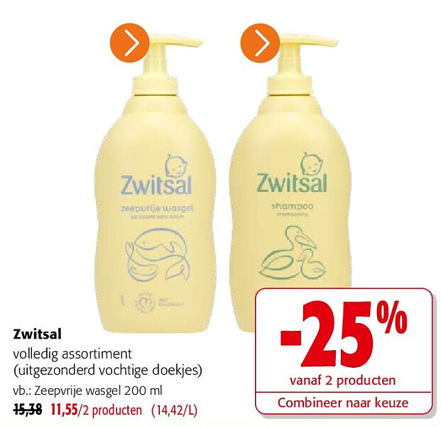 Zwitsal Zeepvrije wasgel 200 ml
