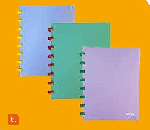 Cahier Atoma A4 pastel