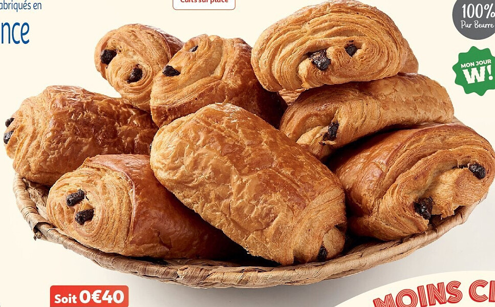 Pains au chocolat pur beurre