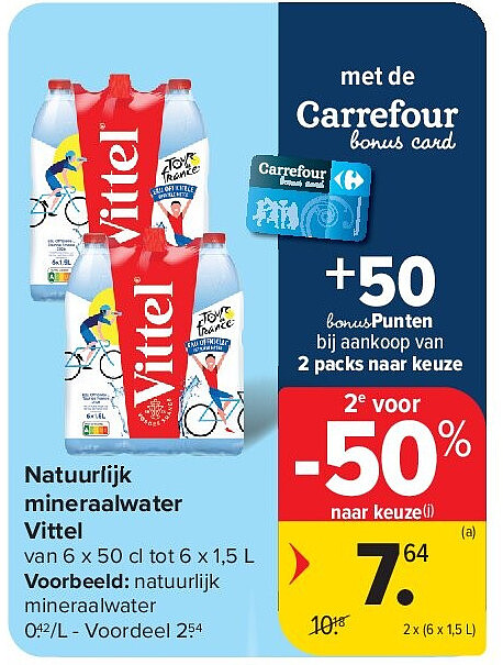 Natuurlijk mineraalwater Vittel