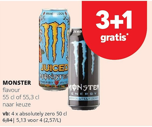 MONSTER flavour 55 cl