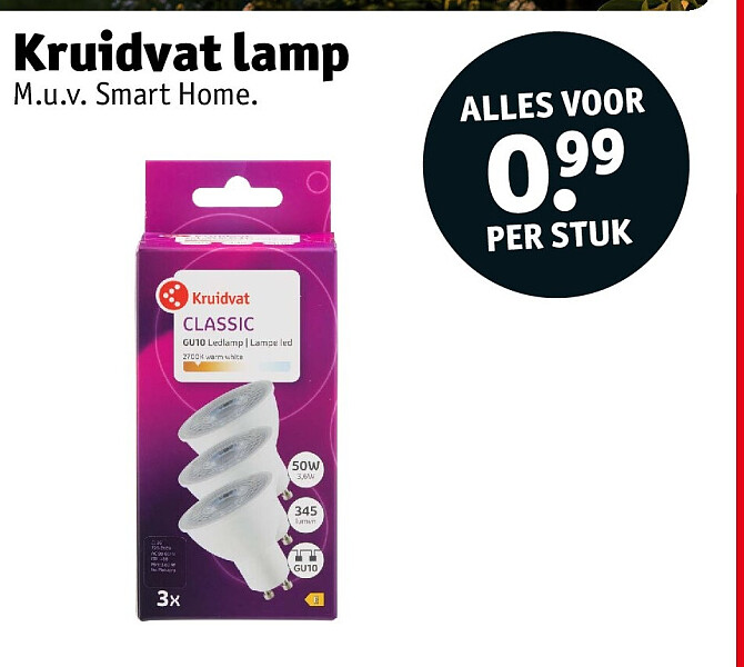 Kruidvat lamp