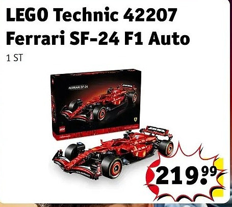 LEGO Technic 42207 Ferrari SF-24 F1 Auto