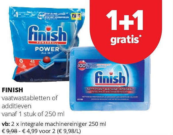 FINISH integrale machinereiniger 250 ml