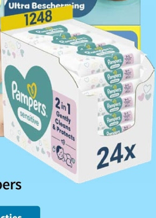 Pampers Sensitive babydoekjes 24x
