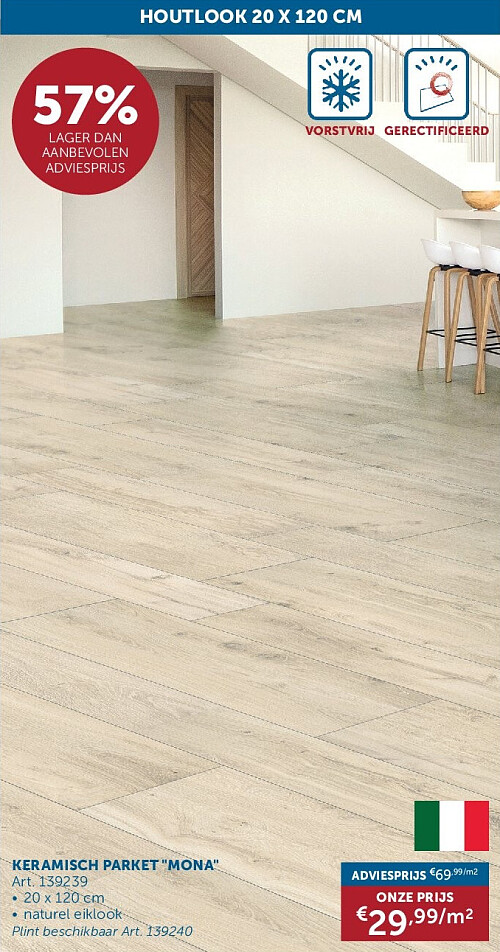 KERAMISCH PARKET "MONA"