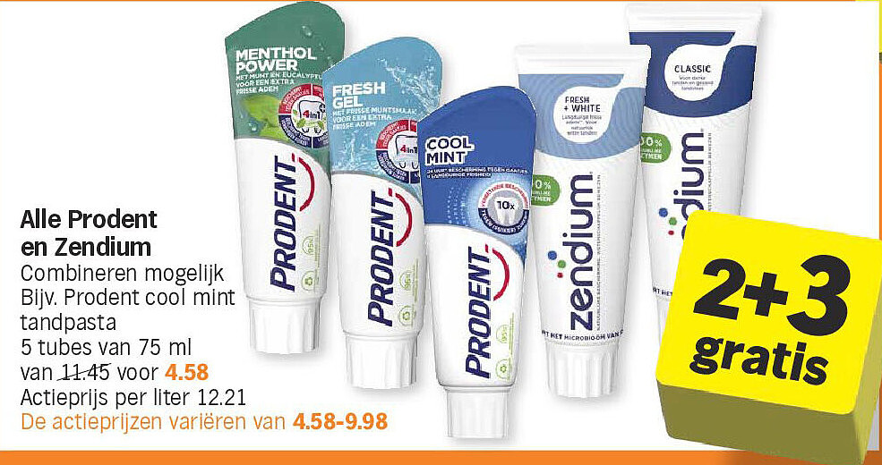 Alle Prodent en Zendium