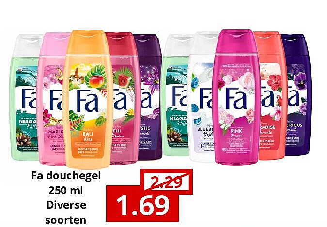 Fa douchegel 250 ml Diverse soorten