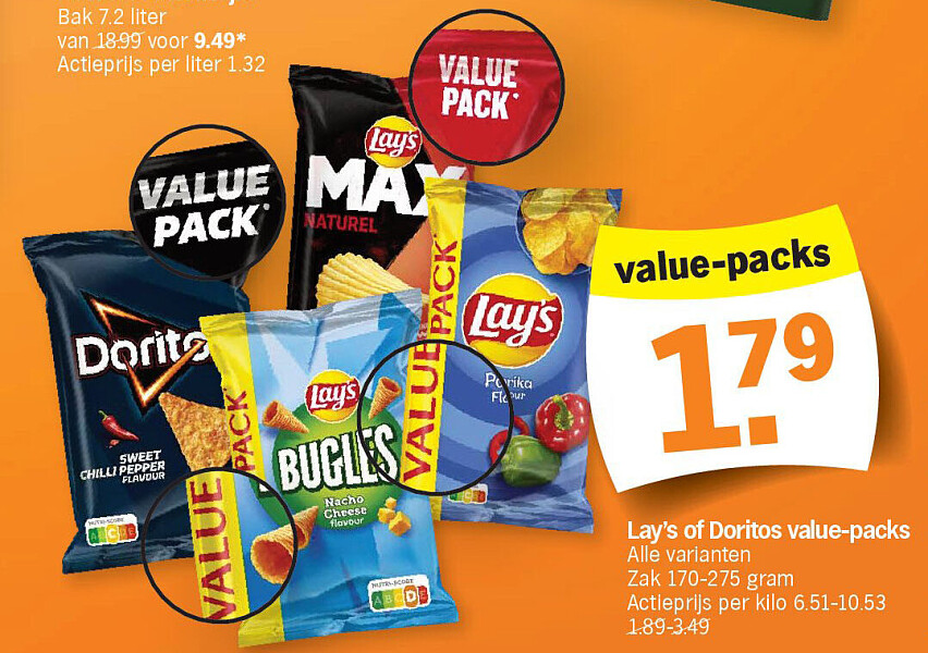 Lay's of Doritos value-packs