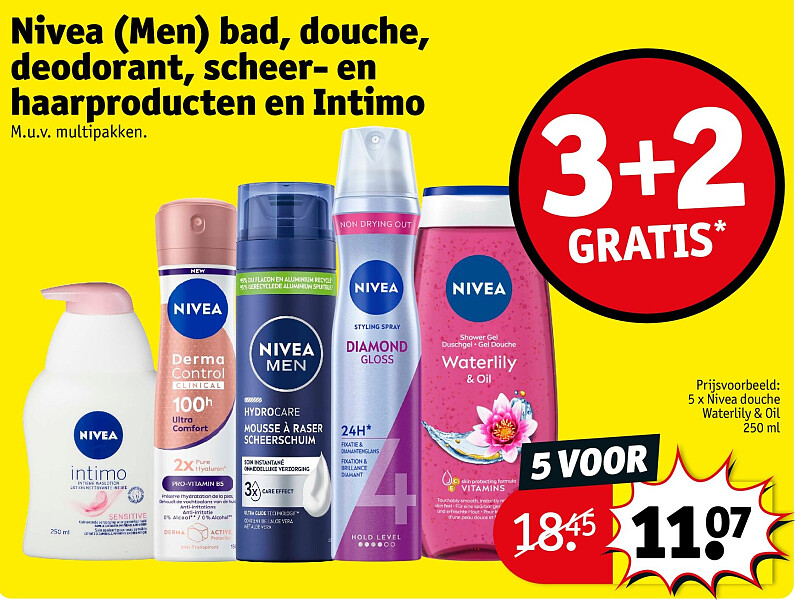 Nivea (Men) bad, douche, deodorant, scheer- en haarproducten en Intimo
