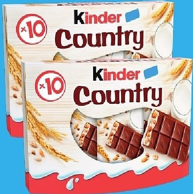 Barres Kinder Country 235 g