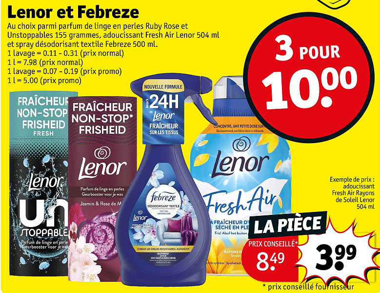 Lenor et Febreze