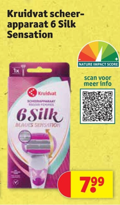 Kruidvat scheerapparaat 6 Silk Sensation