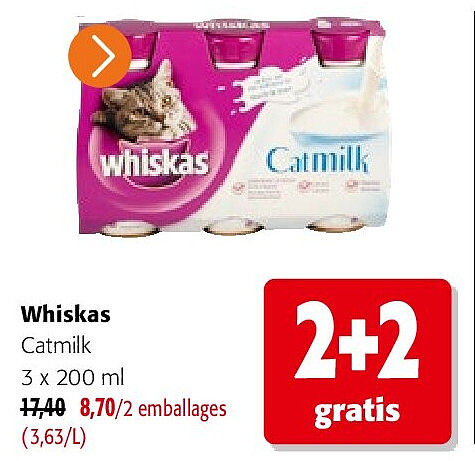 Whiskas Catmilk 3 x 200 ml