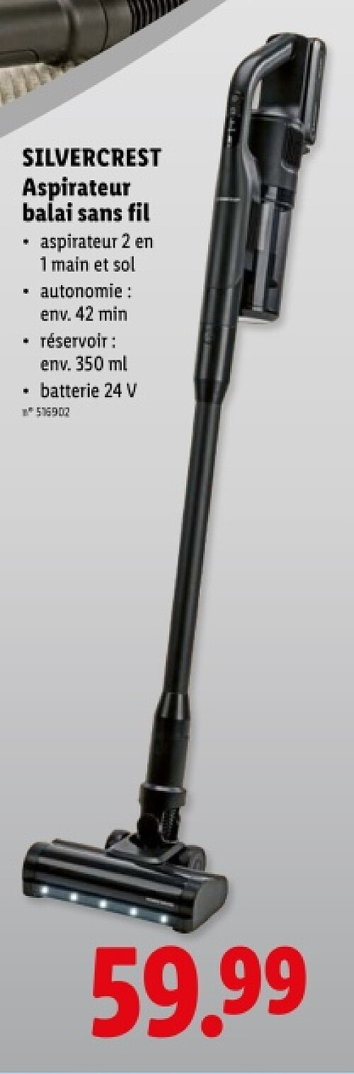Aspirateur balai sans fil