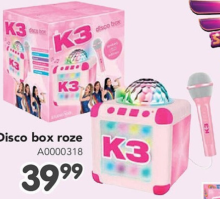 Disco box roze