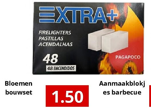 Aanmaakblokj es barbecue