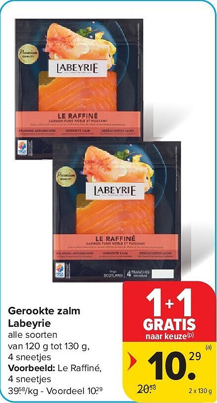 Gerookte zalm Labeyrie