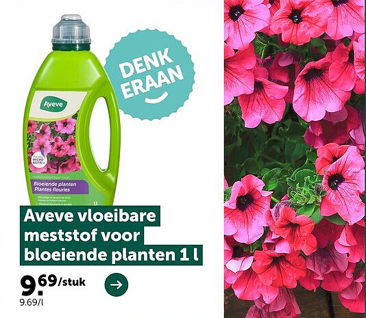 Aveve vloeibare meststof voor bloeiende planten 11