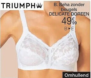 Beha zonder beugels DELICATE DOREN by Triumph