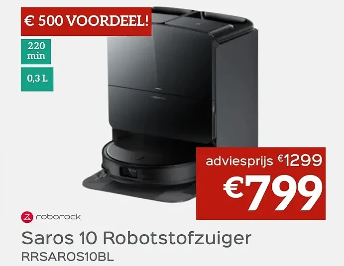 Saros 10 Robotstofzuiger