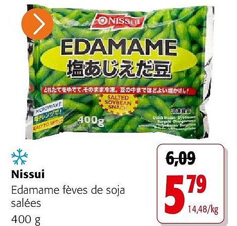 Nissui Edamame fèves de soja salées 400 g
