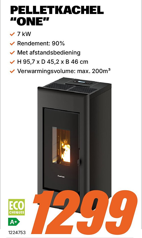 PELLETKACHEL “ONE”