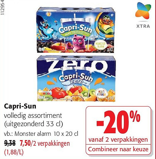 Capri-Sun Monster alarm 10 x 20 cl
