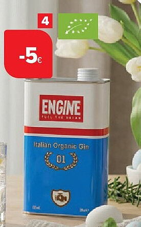 Gin Pure Organic Engine