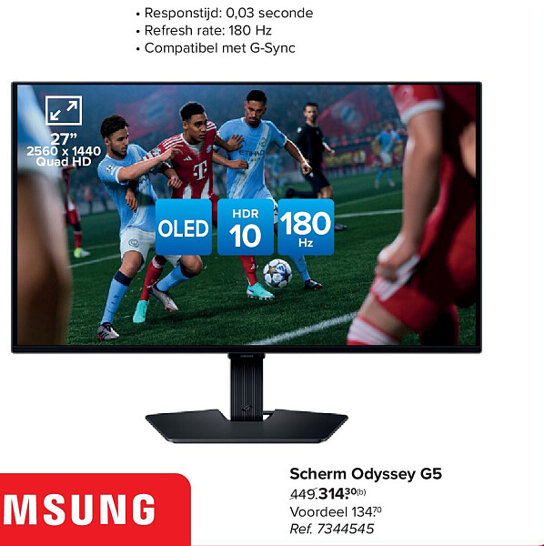 Scherm Odyssey G5