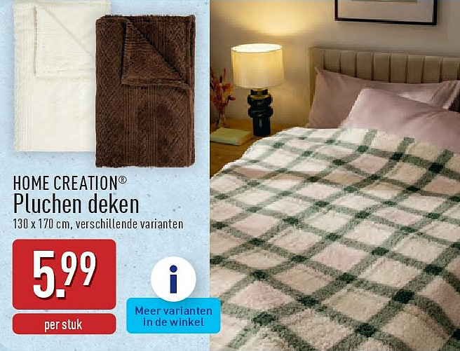 Pluchen deken