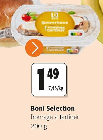 Boni Selection fromage à tartiner 200 g
