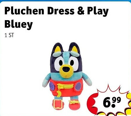 Pluchen Dress & Play Bluey