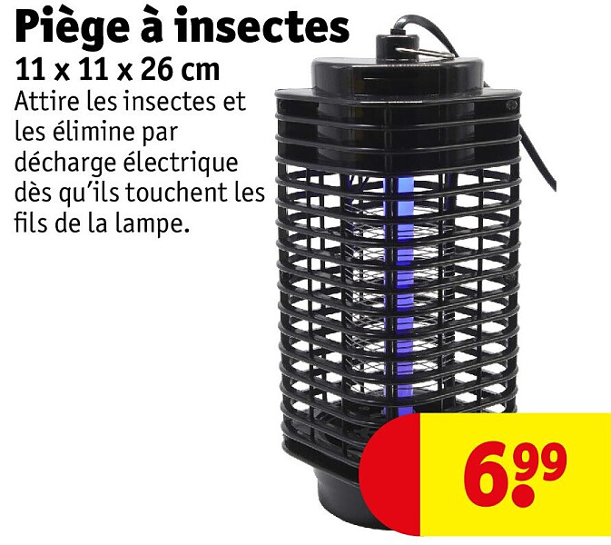 Piège à insectes 11 x 11 x 26 cm