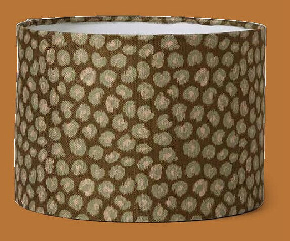 Lampen kap bruin leopard groot