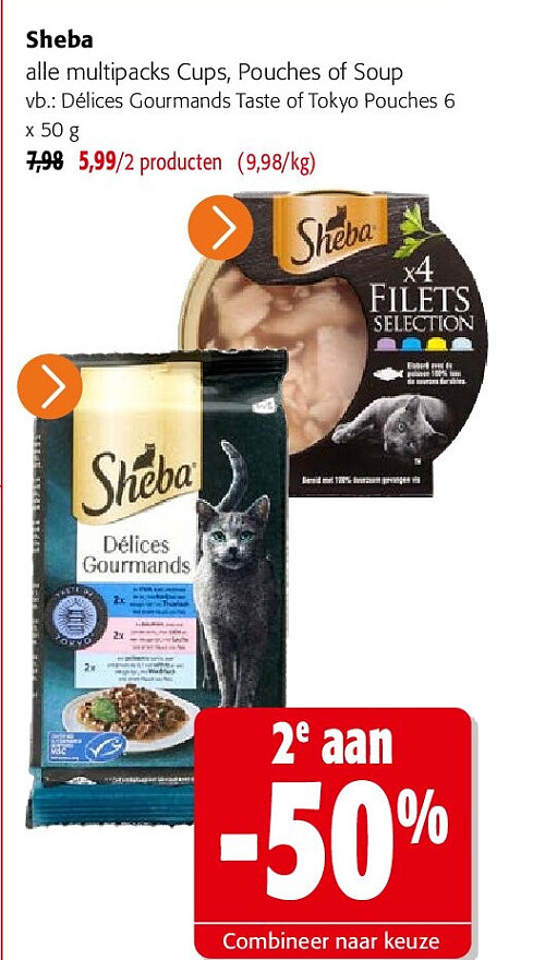 Sheba alle multipacks Cups, Pouches of Soup