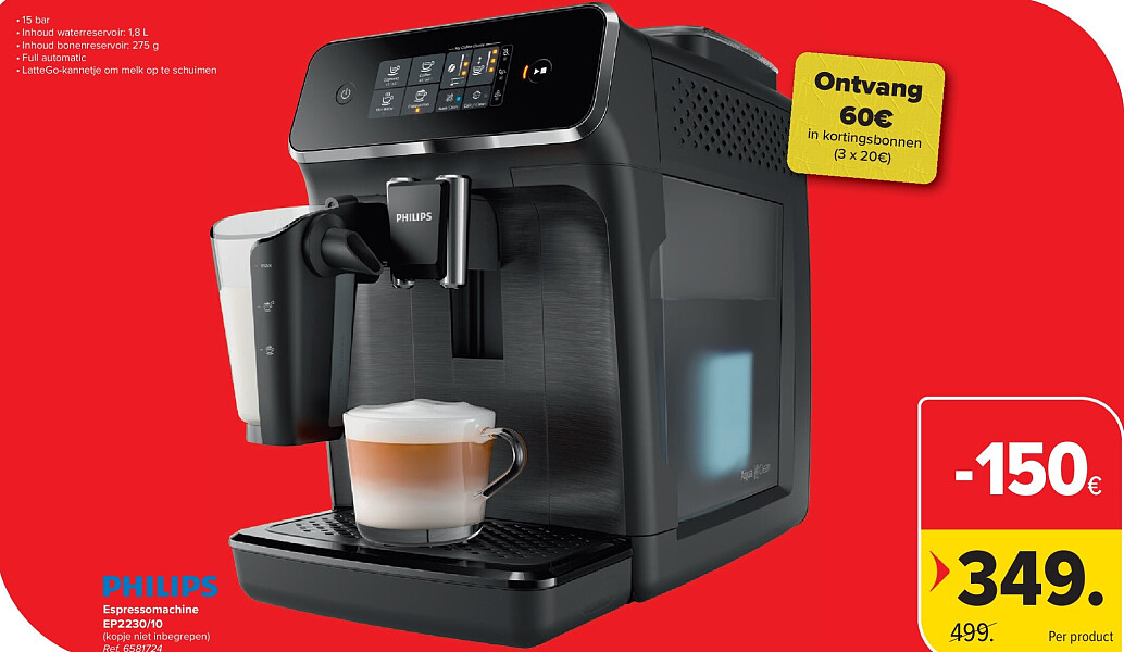 Philips Espressomachine EP2230/10