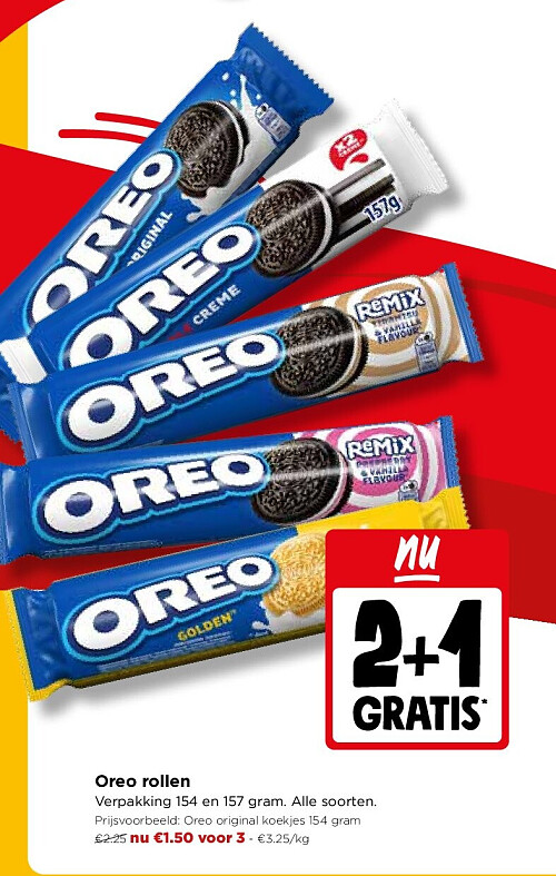 Oreo rollen