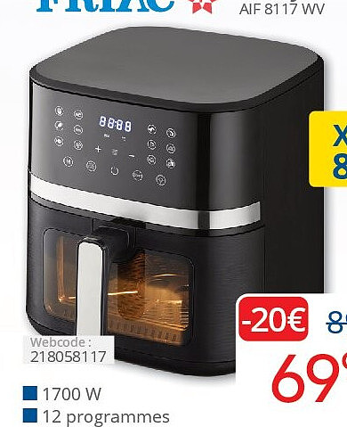 Airfryer AIF 8117 WV XL 8 L