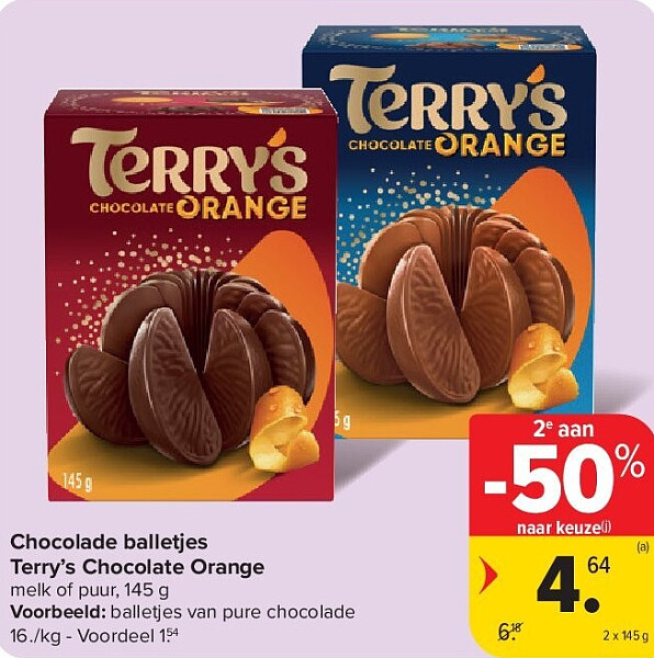 Chocolade balletjes Terry’s Chocolate Orange