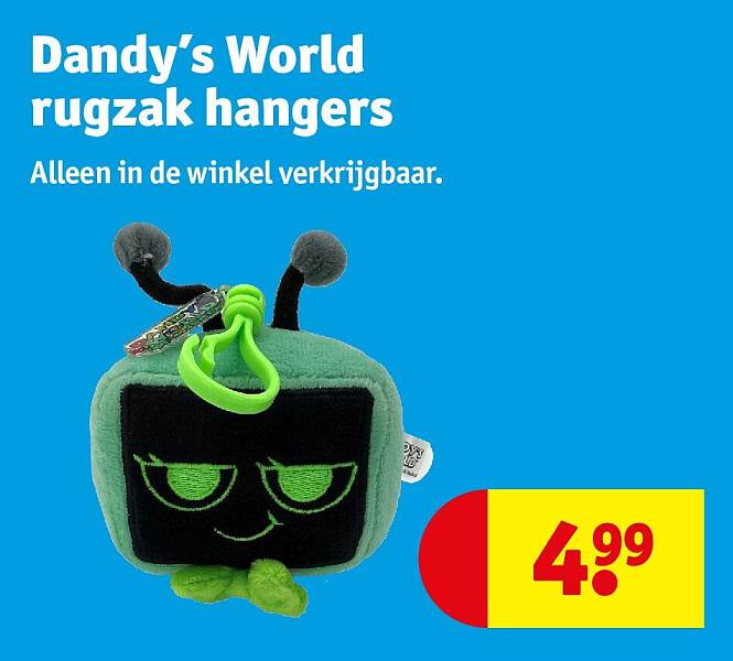 Dandy’s World rugzak hangers