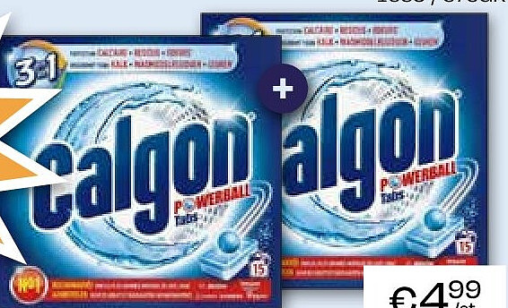 Calgon 3 in 1 Powerball 15 stuks / 375 g