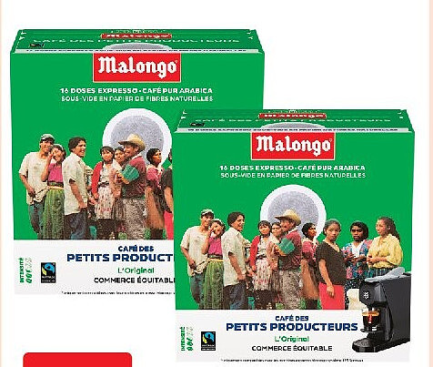 Dosettes de café Petits Producteurs Malongo