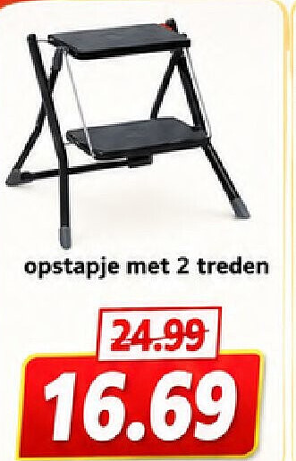 opstapje met 2 treden