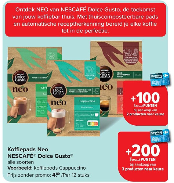 Koffiepads Neo NESCAFÉ® Dolce Gusto®
