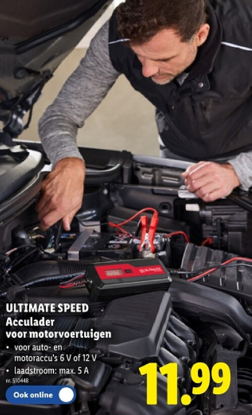 Acculader voor motorvoertuigen
