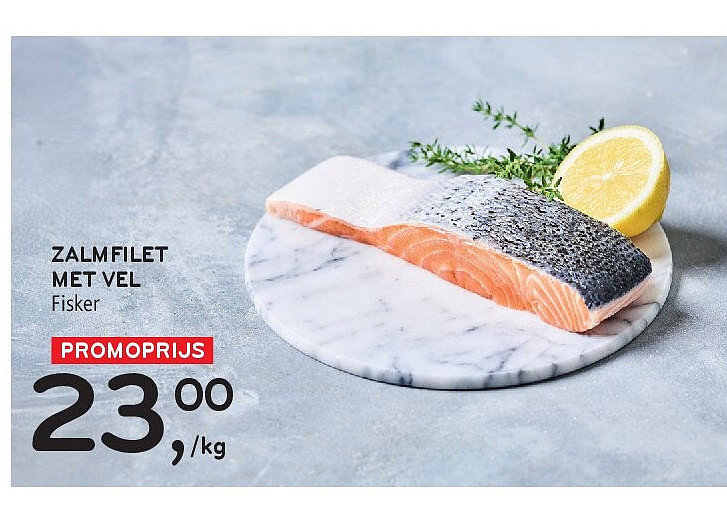 Zalmfilet met vel